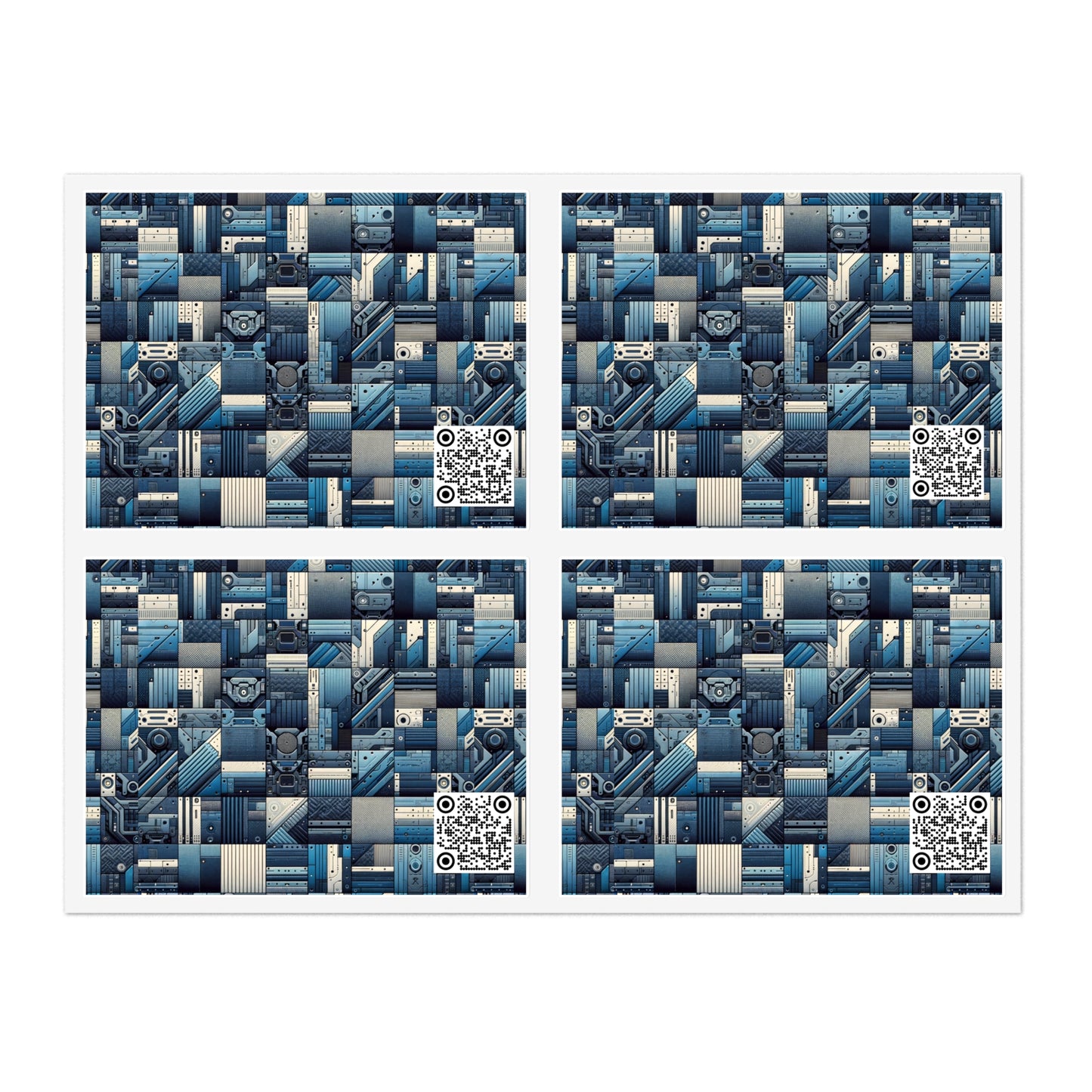 Tech-Inspired Utility Tech-Forward Streetwear With Utilitarian Edge Sticker Sheets - 8404 Design-44