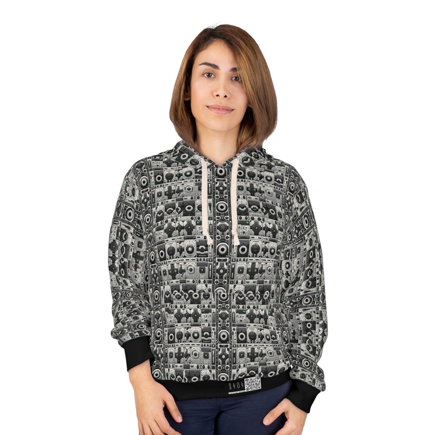 Tech Utility Aesthetics Tech-Forward Minimalism Pullover Hoodie - 8404 Design-60
