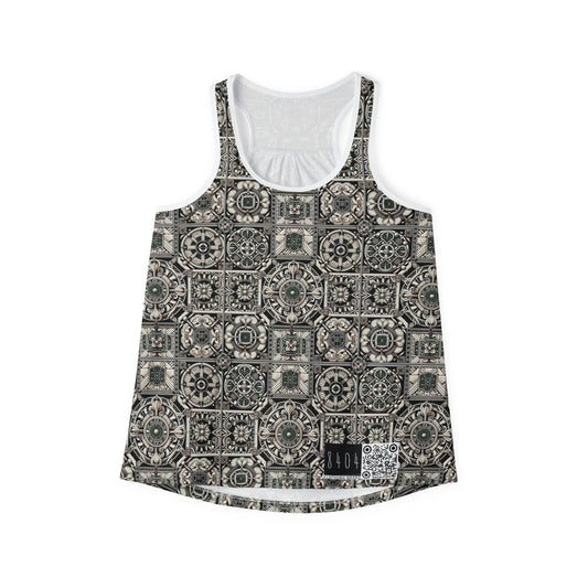 Cyber Garden Party Tech Garden Extravaganza Women's Tank Top - 8404 Design-45