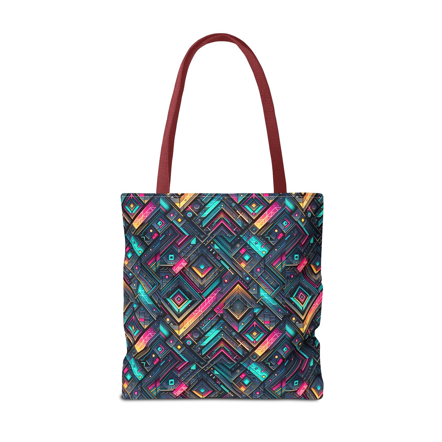 Tech-Inspired Graphics Cyberpunk Cool Tote Bag - 8404 Design-67