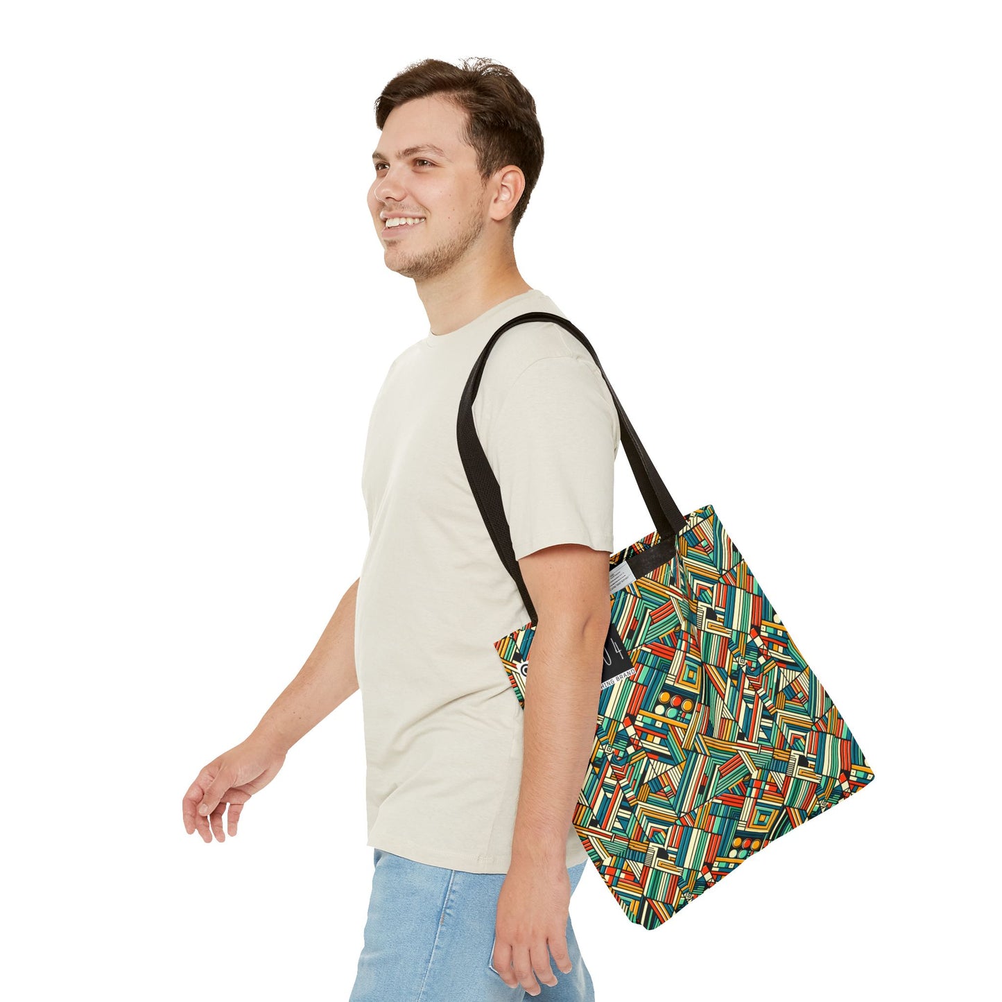Abstract Graphic Art Modern Artistic Expression Tote Bag - 8404 Design-67