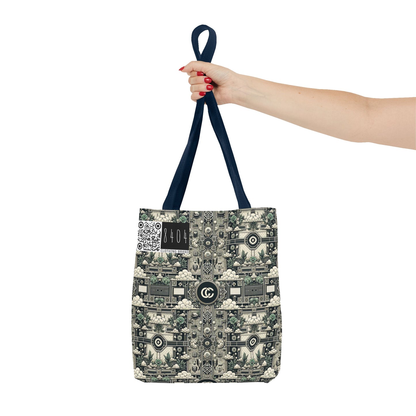 Cyber Garden Party Tech Garden Extravaganza Tote Bag - 8404 Design-54