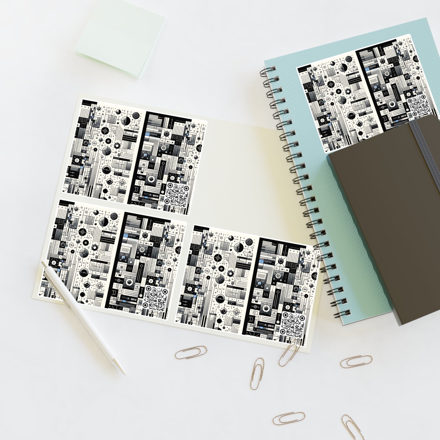 Digital Minimalism Minimalist Tech Sticker Sheets - 8404 Design-66