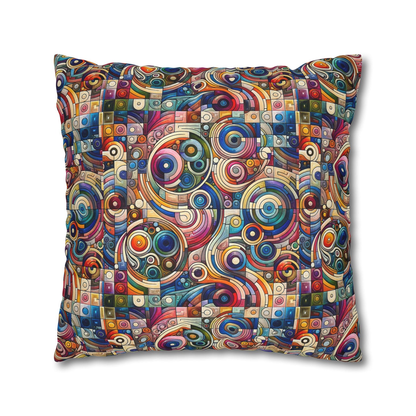 Digital Artistic Expression Artistic Streetwear Spun Polyester Square Pillowcase - 8404 Design-49