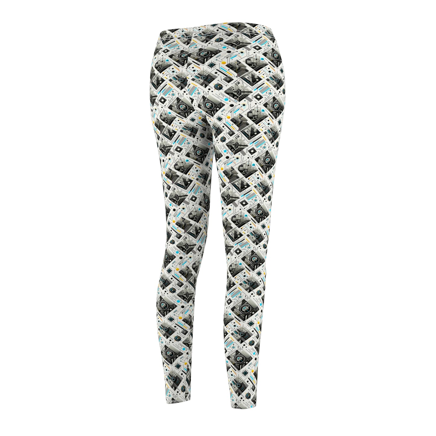 Tech Minimalism Minimalist Tech Women's Cut & Sew Casual Leggings - 8404 Design-47