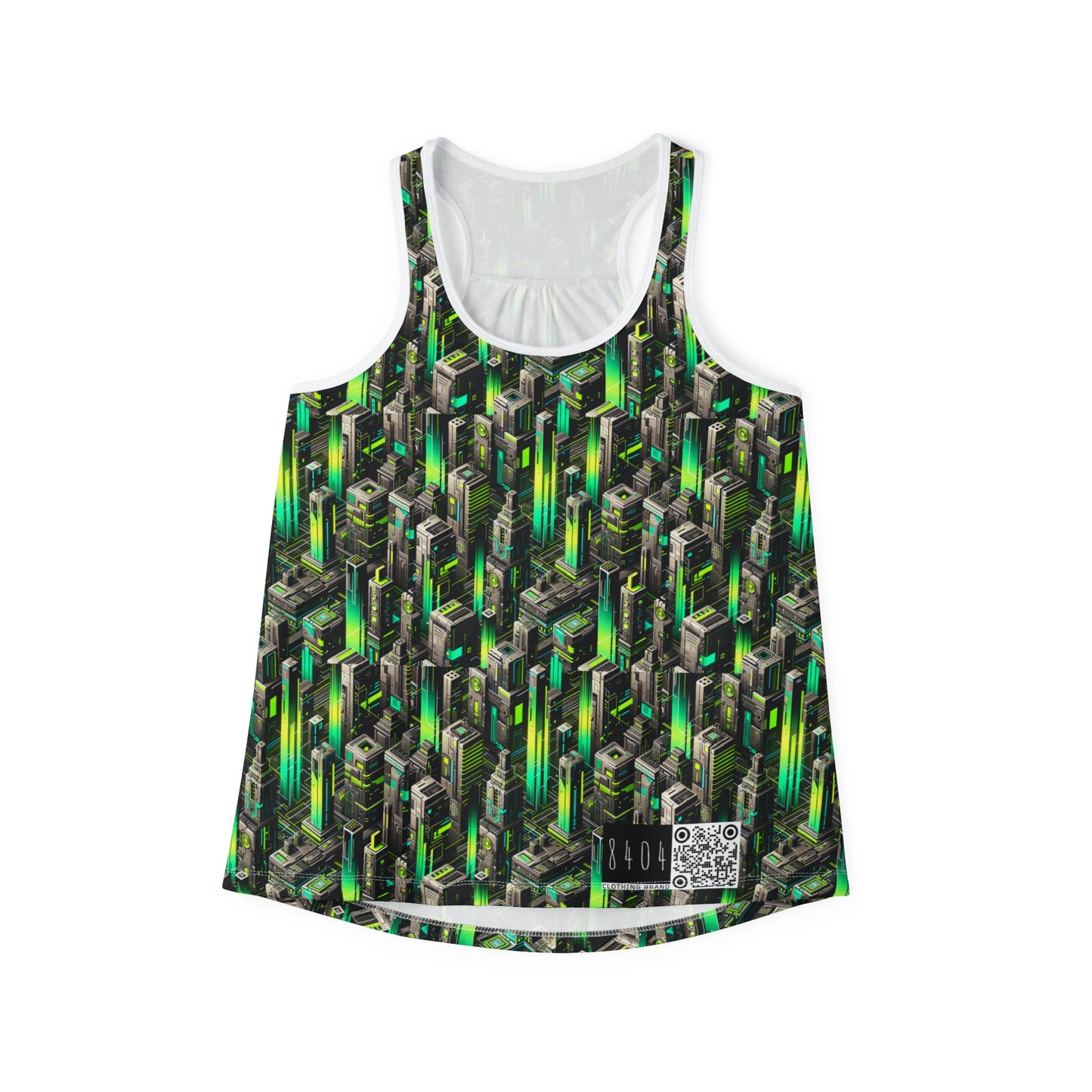 Digital Rebellion Tech-Forward Streetwear Women's Tank Top - 8404 Design-63