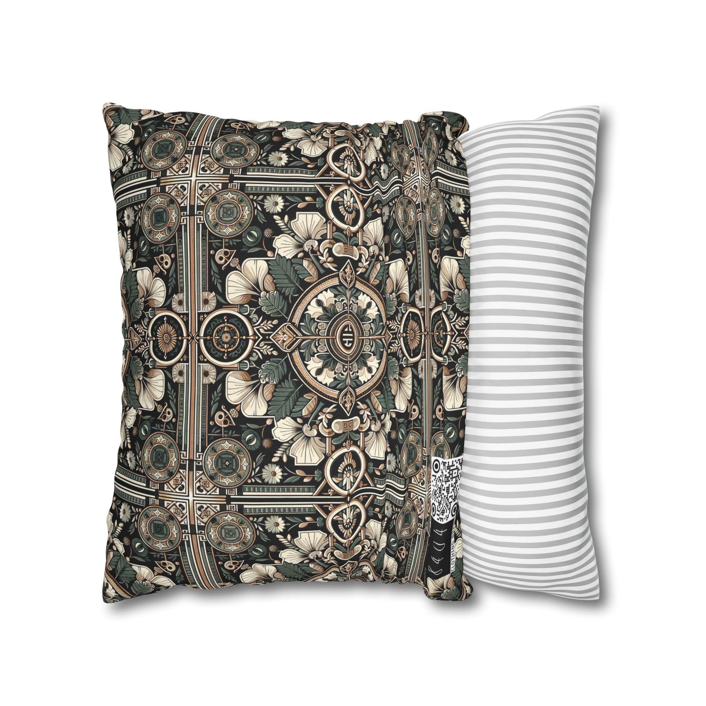 Cyber Garden Party Tech Garden Extravaganza Spun Polyester Square Pillowcase - 8404 Design-66