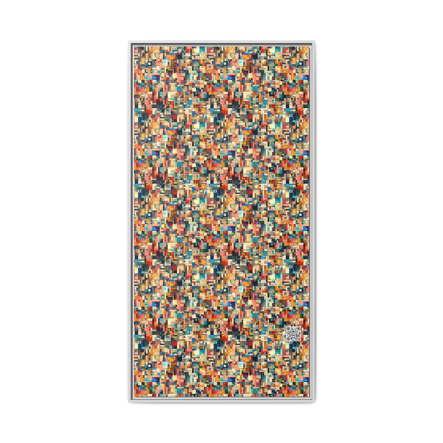 Digital Artistic Expression Artistic Streetwear Matte Canvas, Framed (multi-Color) - 8404 Design-46 B
