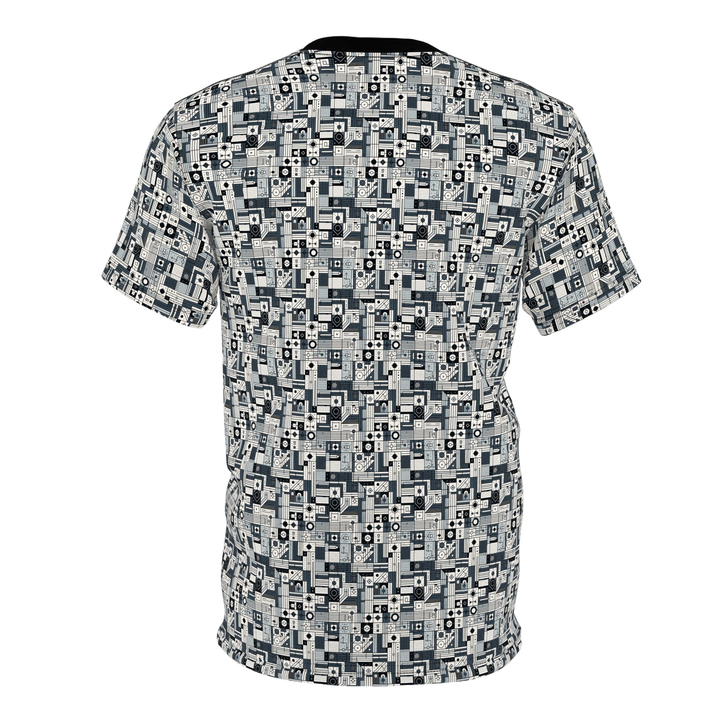 Digital Minimalism Minimalist Tech Unisex Cut & Sew Tee - 8404 Design-49