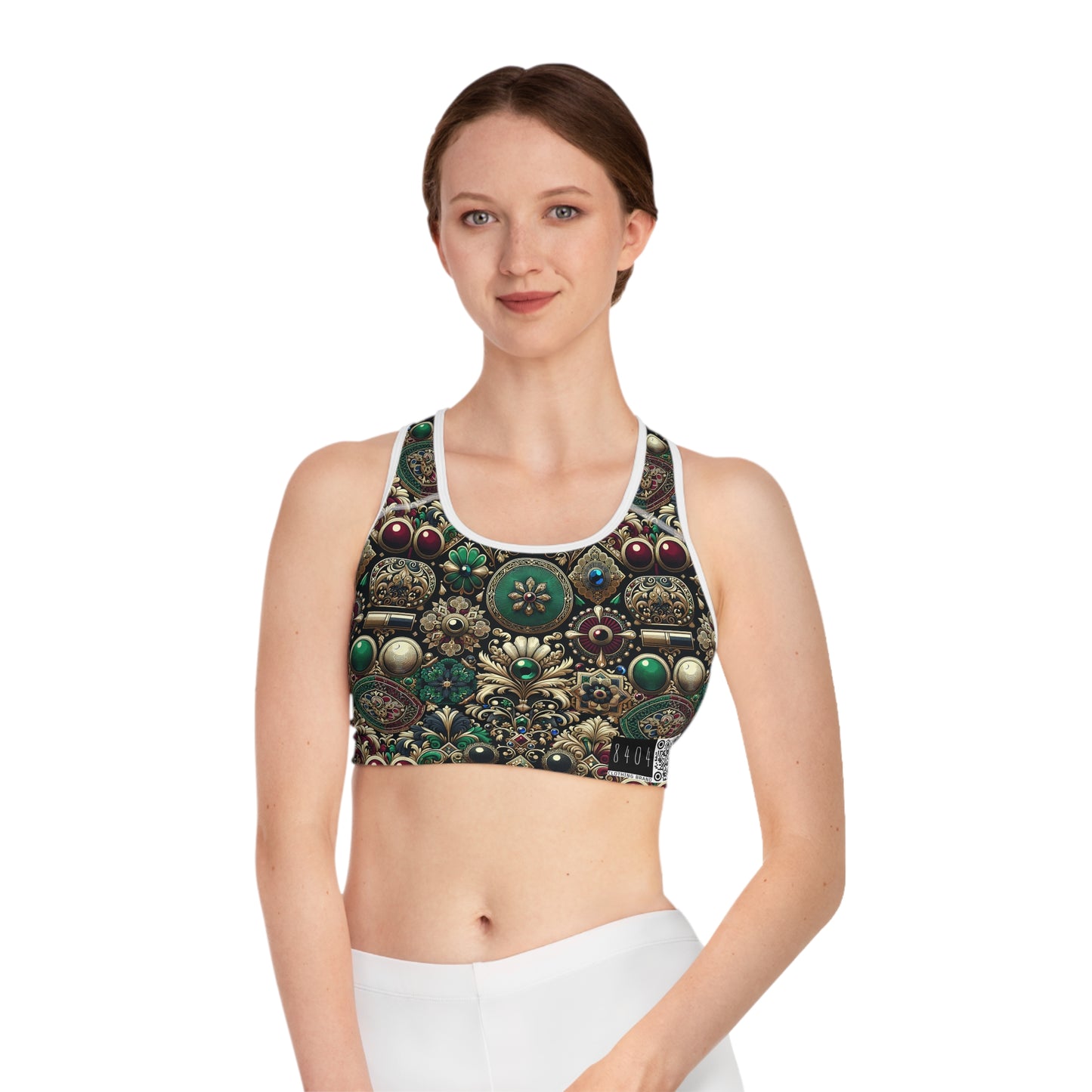 Neo-Dandyism Modern Dandy Streetwear Sports Bra - 8404 Design-54
