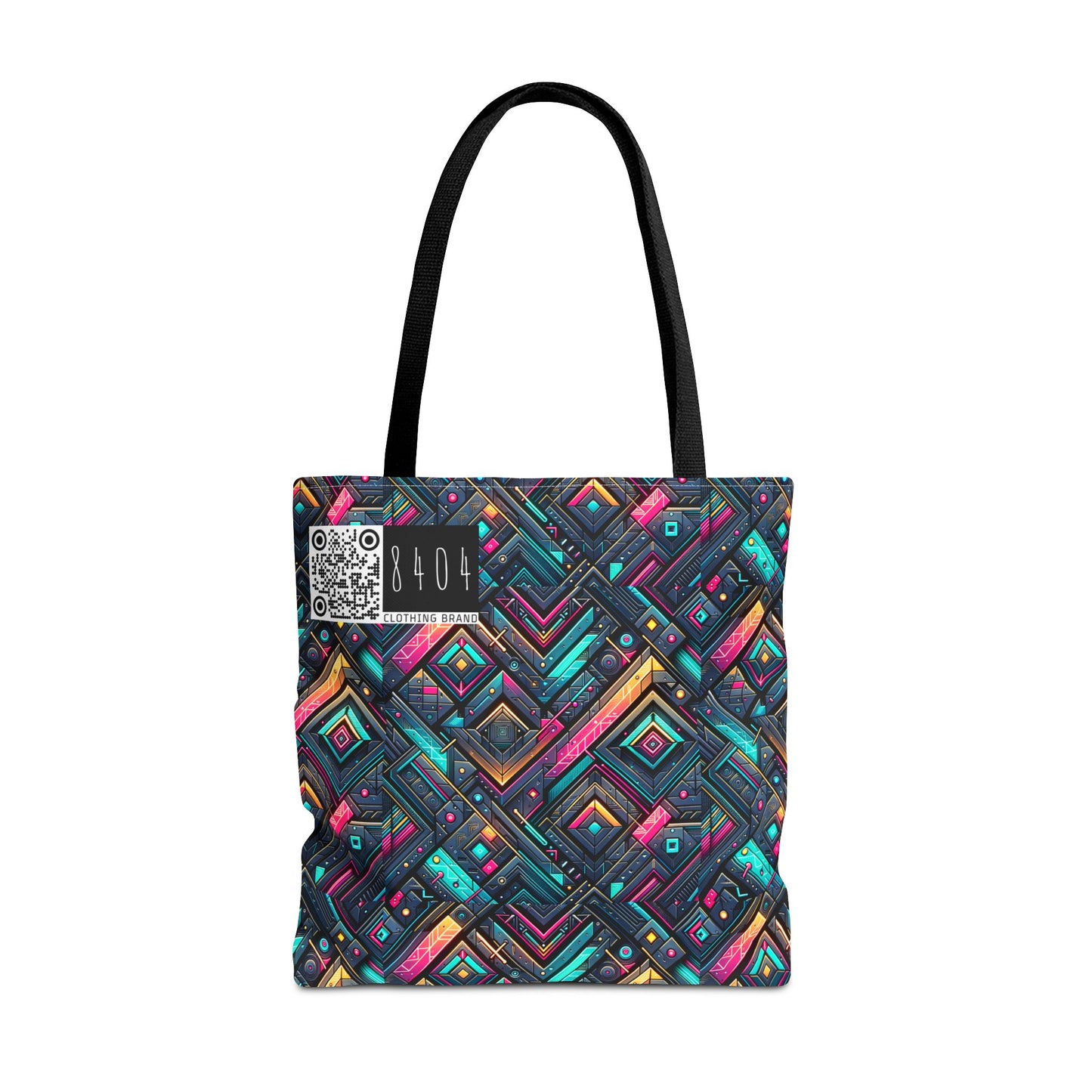 Tech-Inspired Graphics Cyberpunk Cool Tote Bag - 8404 Design-67