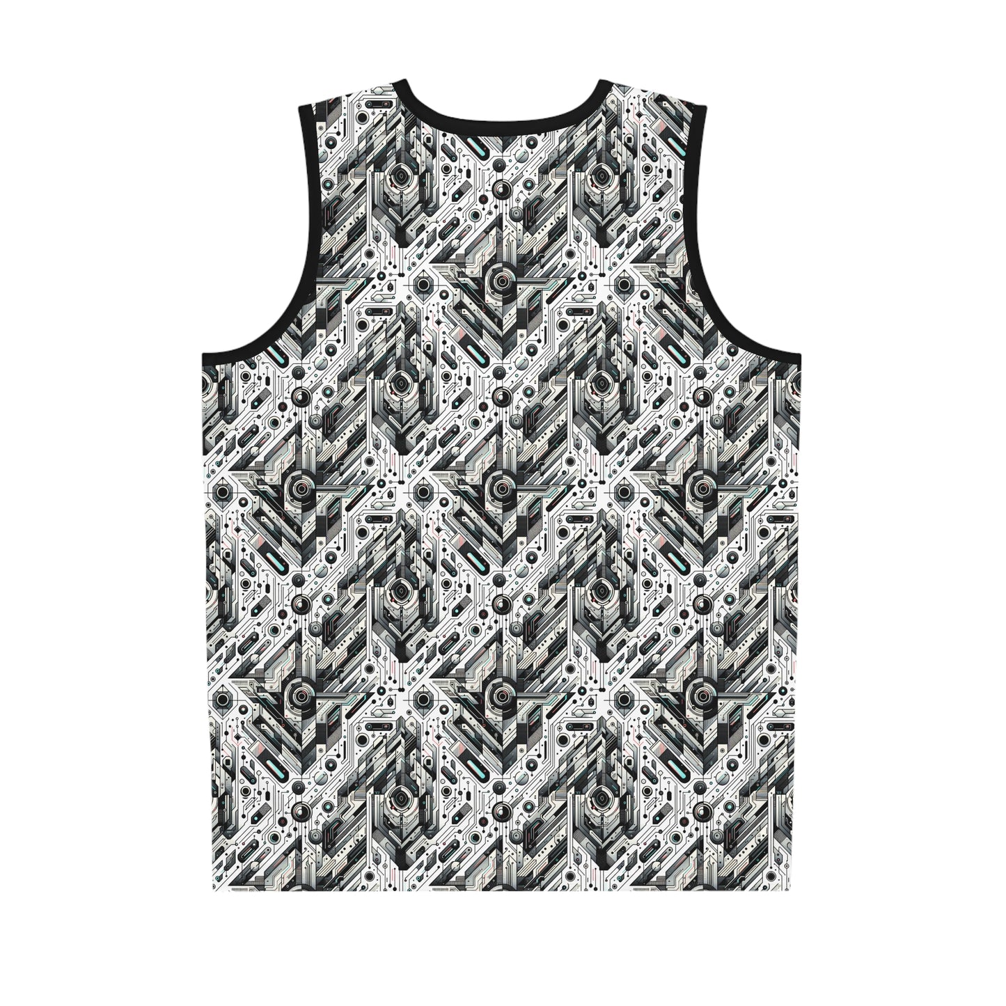 Tech-Infused Streetwear Tech-Forward Minimalism Basketball Jersey - 8404 Design-51