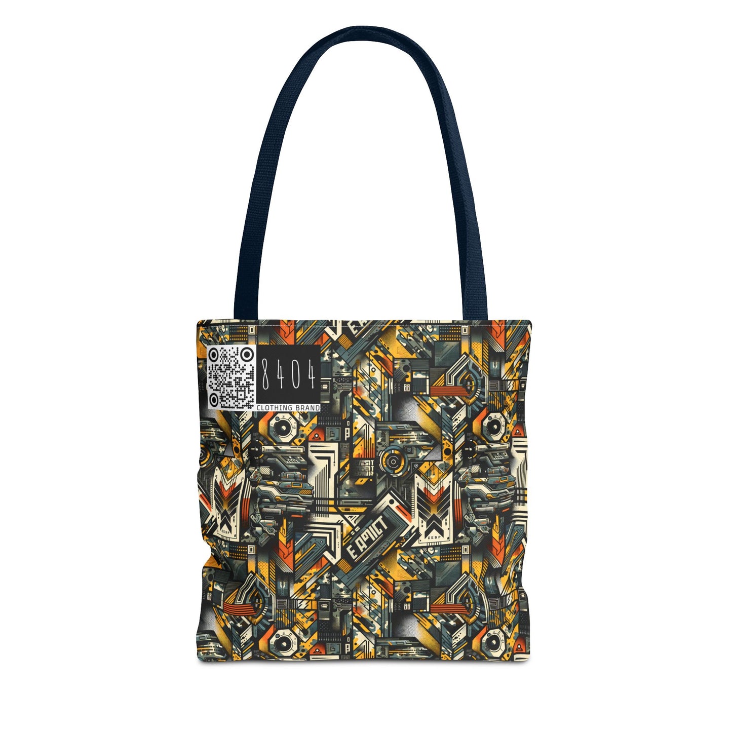 Digital Punk Futuristic Grunge Tote Bag - 8404 Design-49