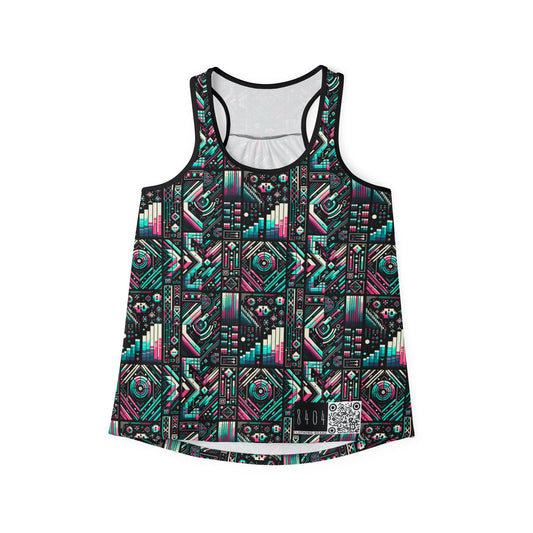 Digital Artistry Digital-native Streetwear Women's Tank Top - 8404 Design-60