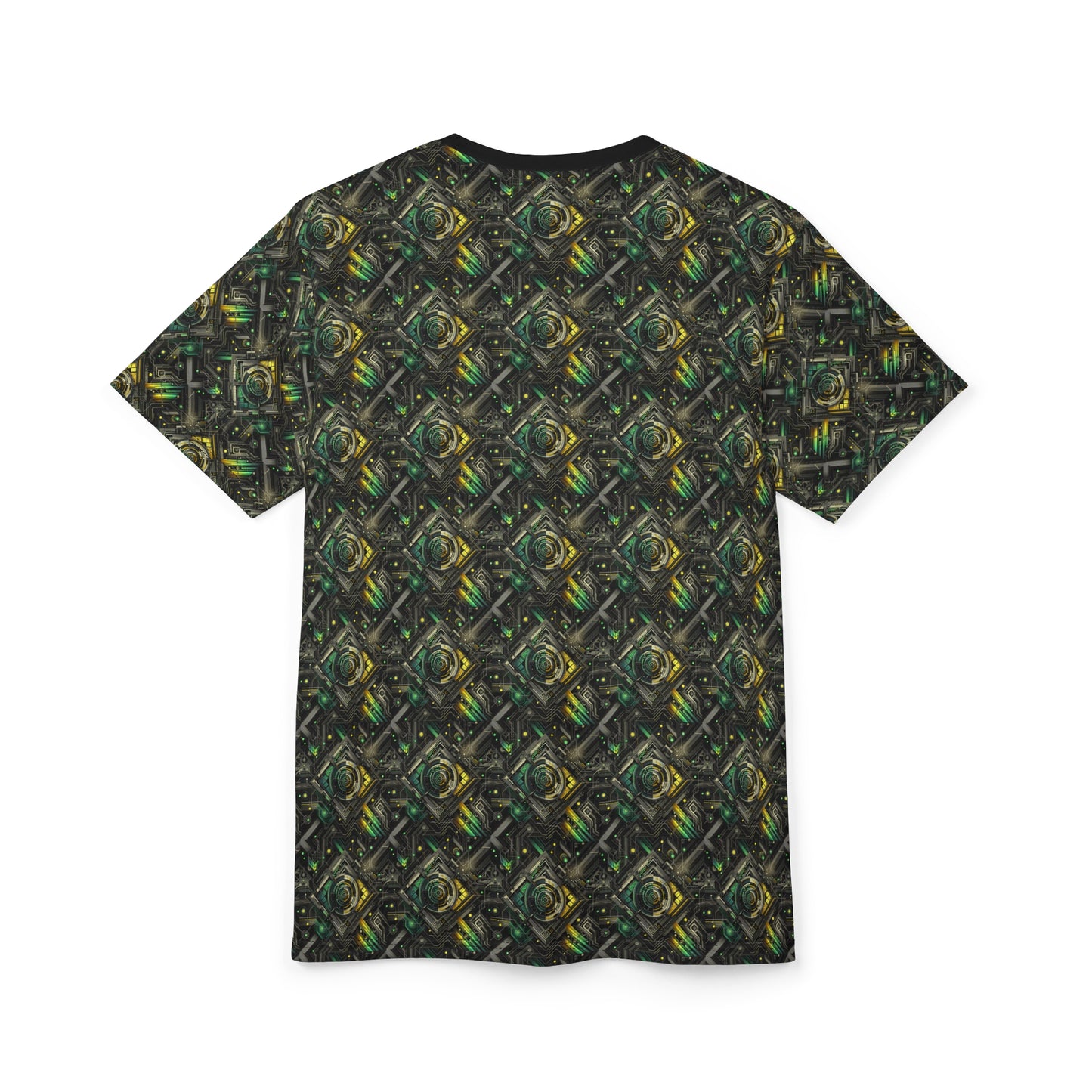 Tech Noir Graphics Tech-Inspired Streetwear Unisex Cut & Sew Tee - 8404 Design-57