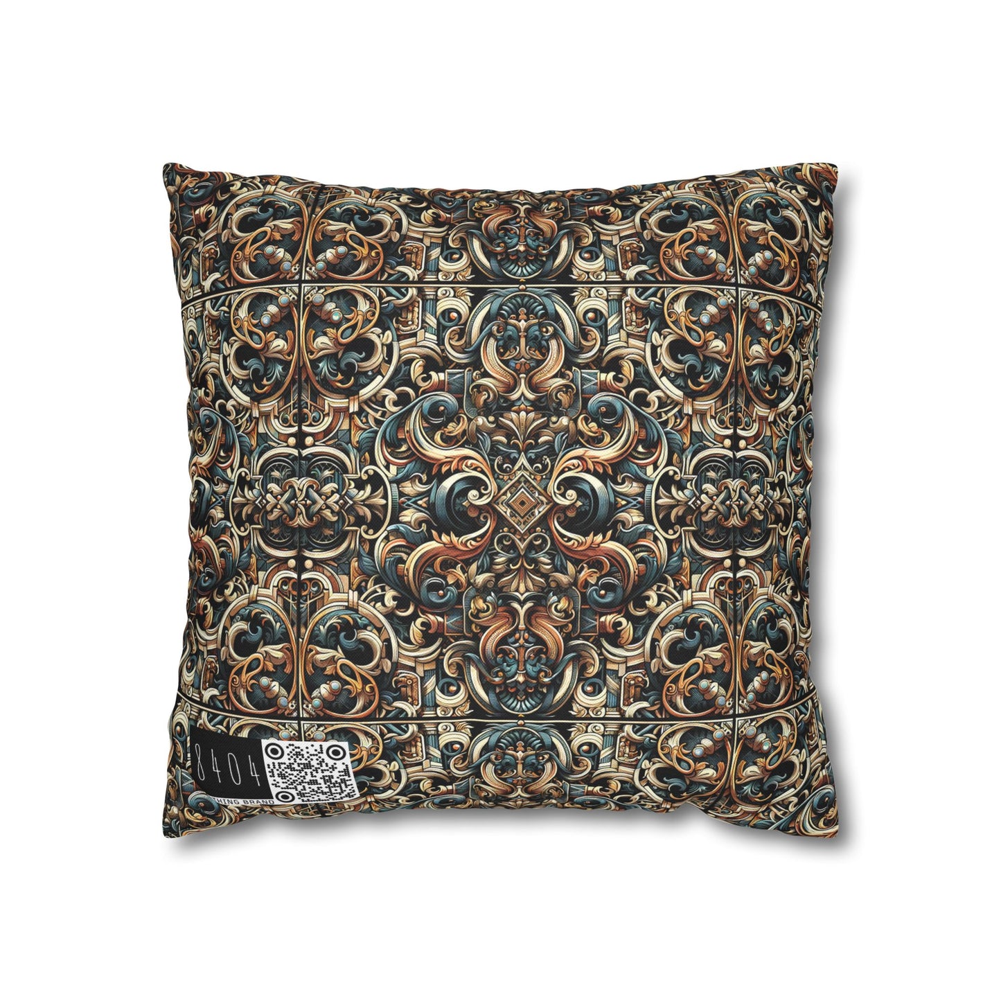 Urban Renaissance Historical Fusion With Street Edge Spun Polyester Square Pillowcase - 8404 Design-59