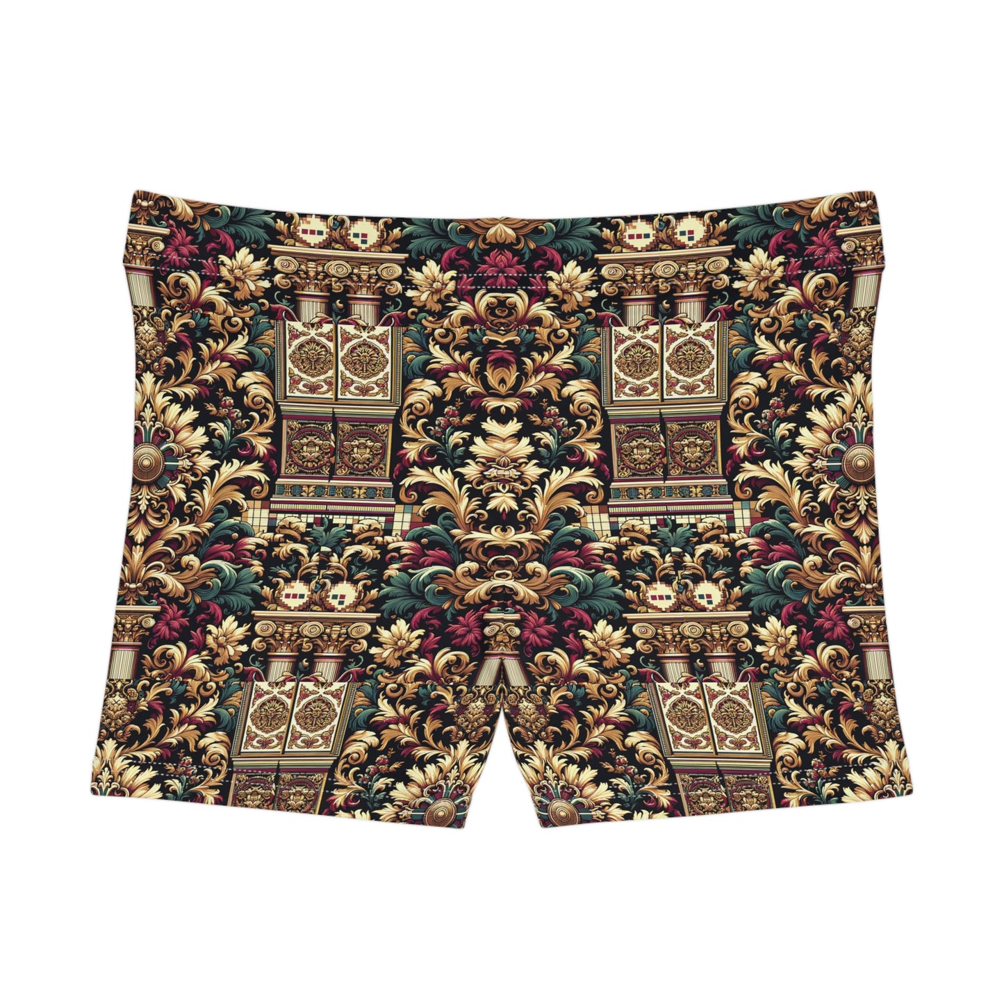 Digital Renaissance Modern Baroque Fusion Women's Shorts - 8404 Design-57