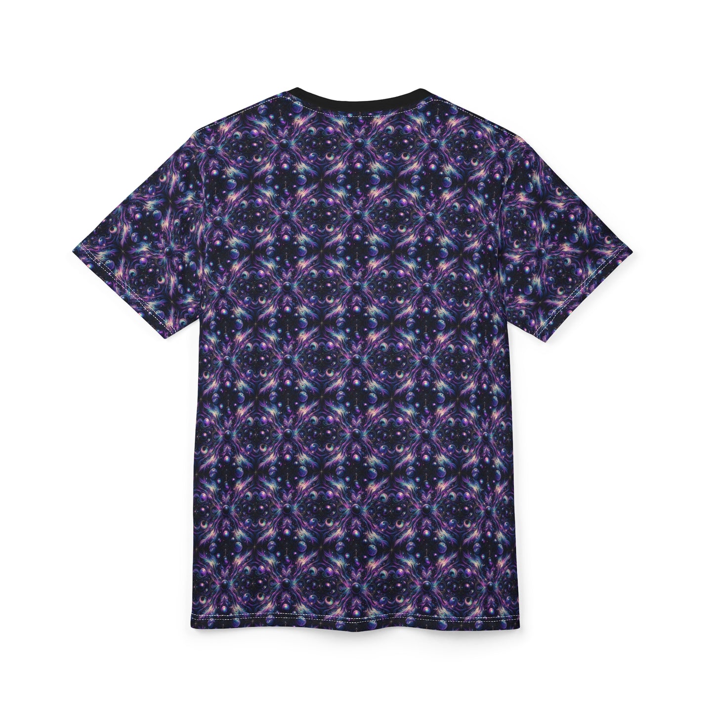 Galactic Hues Tech-Forward Cosmic Fusion Unisex Cut & Sew Tee - 8404 Design-41