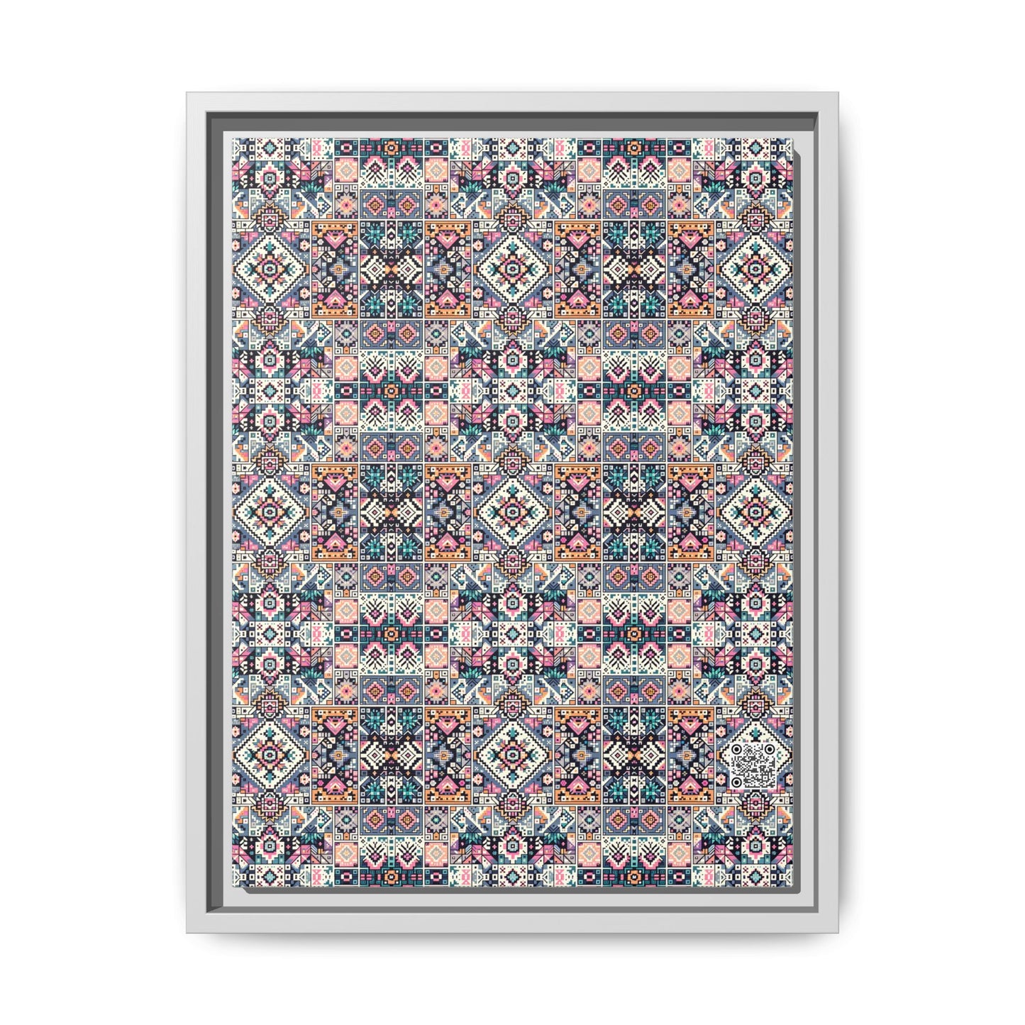 Matte Canvas, Framed (multi-Color) - 8404 Design-01