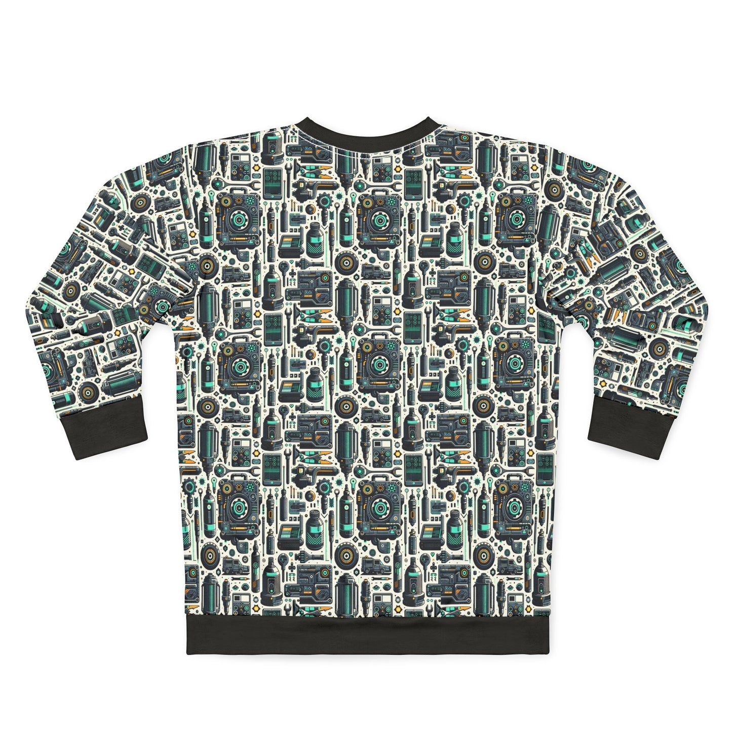 Tech Utility Fusion Modern Tech Streetwear Sweatshirt - 8404 Design-53