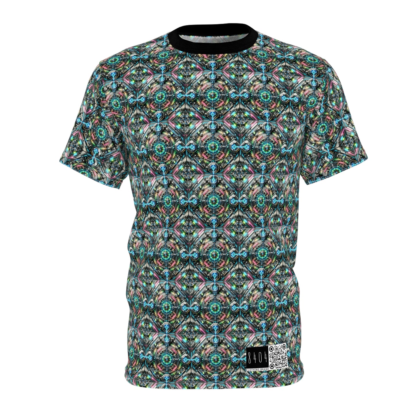 Tech-Infused Futurism Futuristic Tech Unisex Cut & Sew Tee - 8404 Design-53