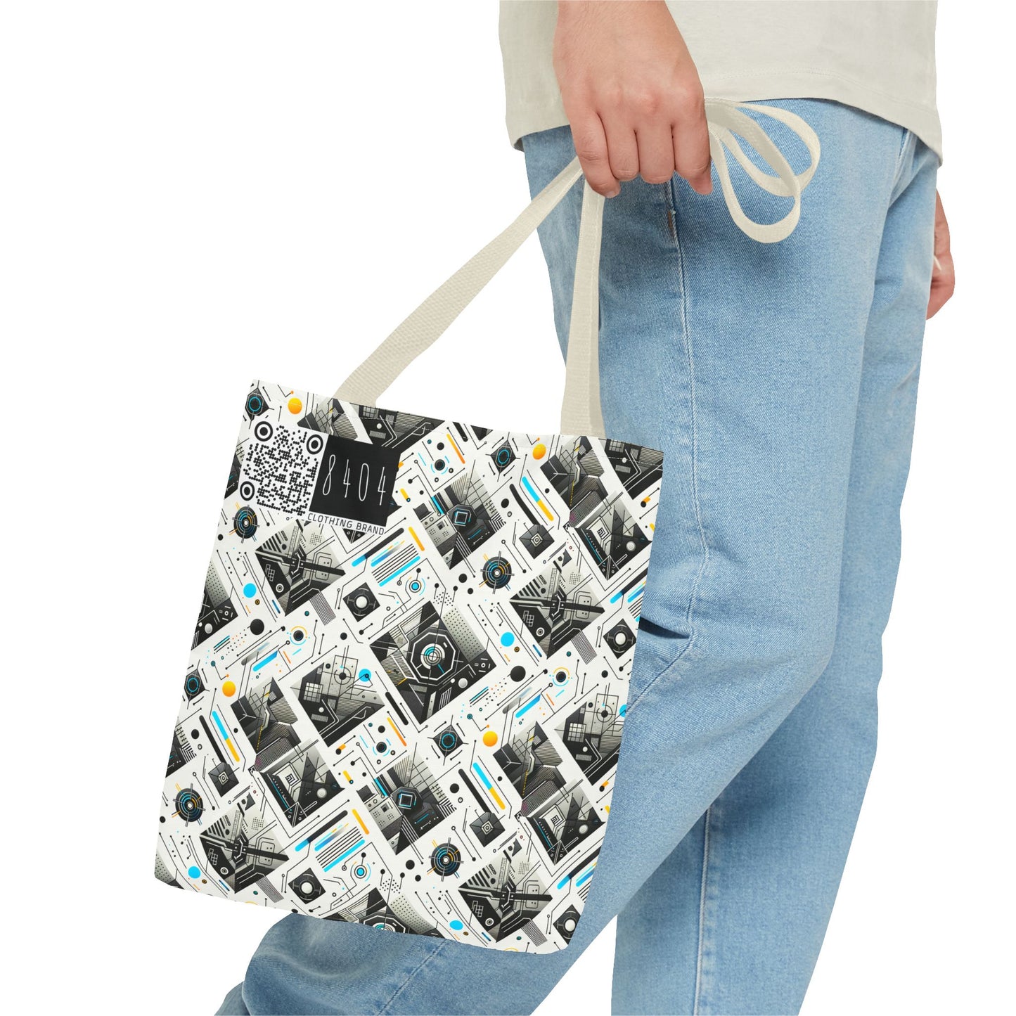 Tech Minimalism Minimalist Tech Tote Bag - 8404 Design-47