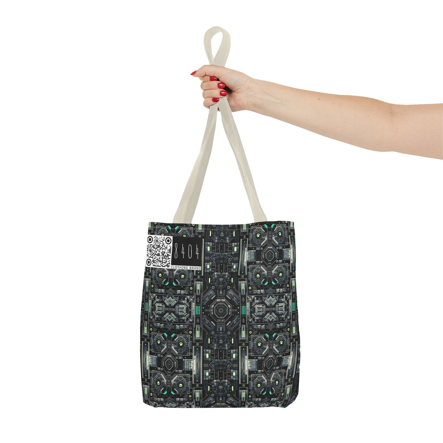 Tech Noir Tech-Forward Minimalism Tote Bag - 8404 Design-52