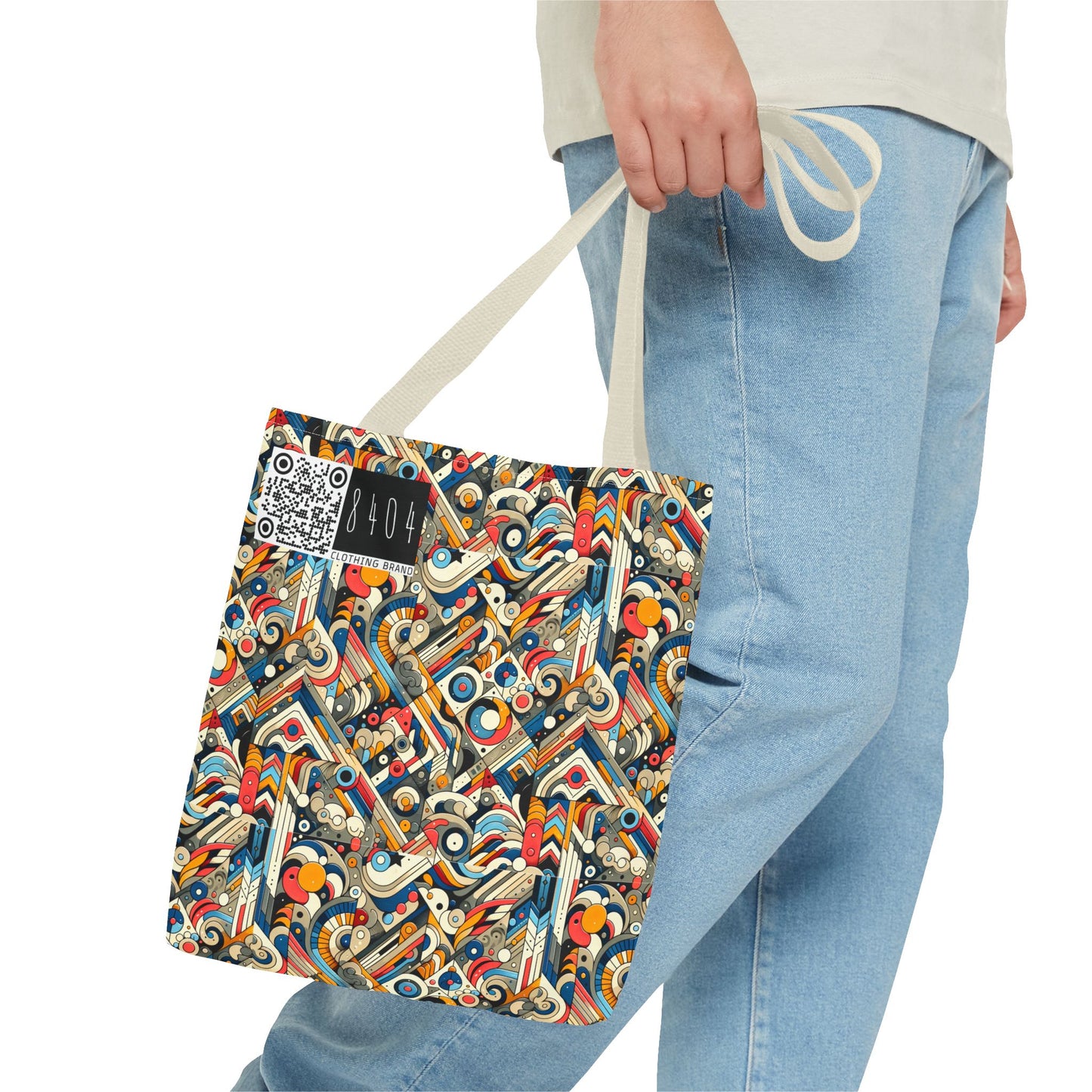 Abstract Graphic Art Modern Artistic Expression Tote Bag - 8404 Design-62