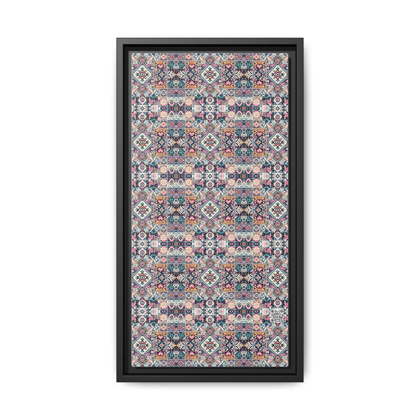 Matte Canvas, Framed (multi-Color) - 8404 Design-01