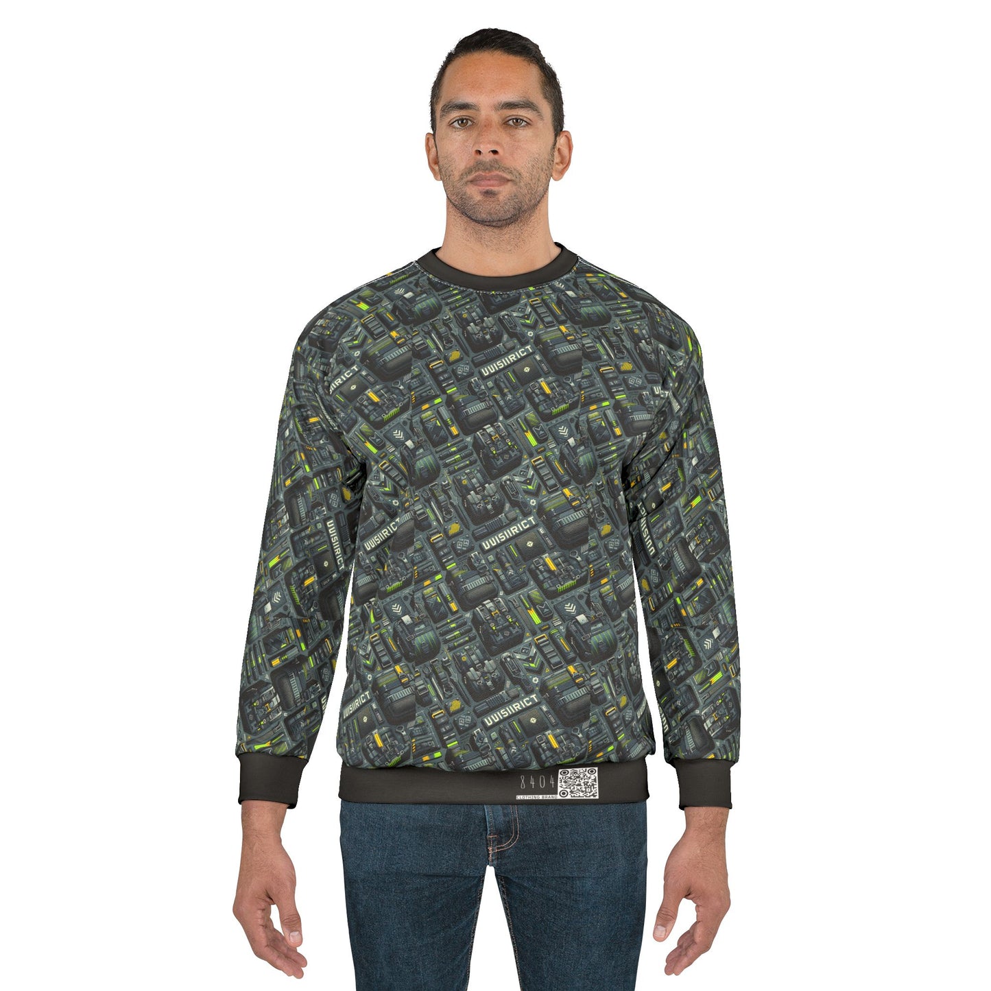 Tech Utility Streetwear Futuristic Tech-Forward Sweatshirt - 8404 Design-47