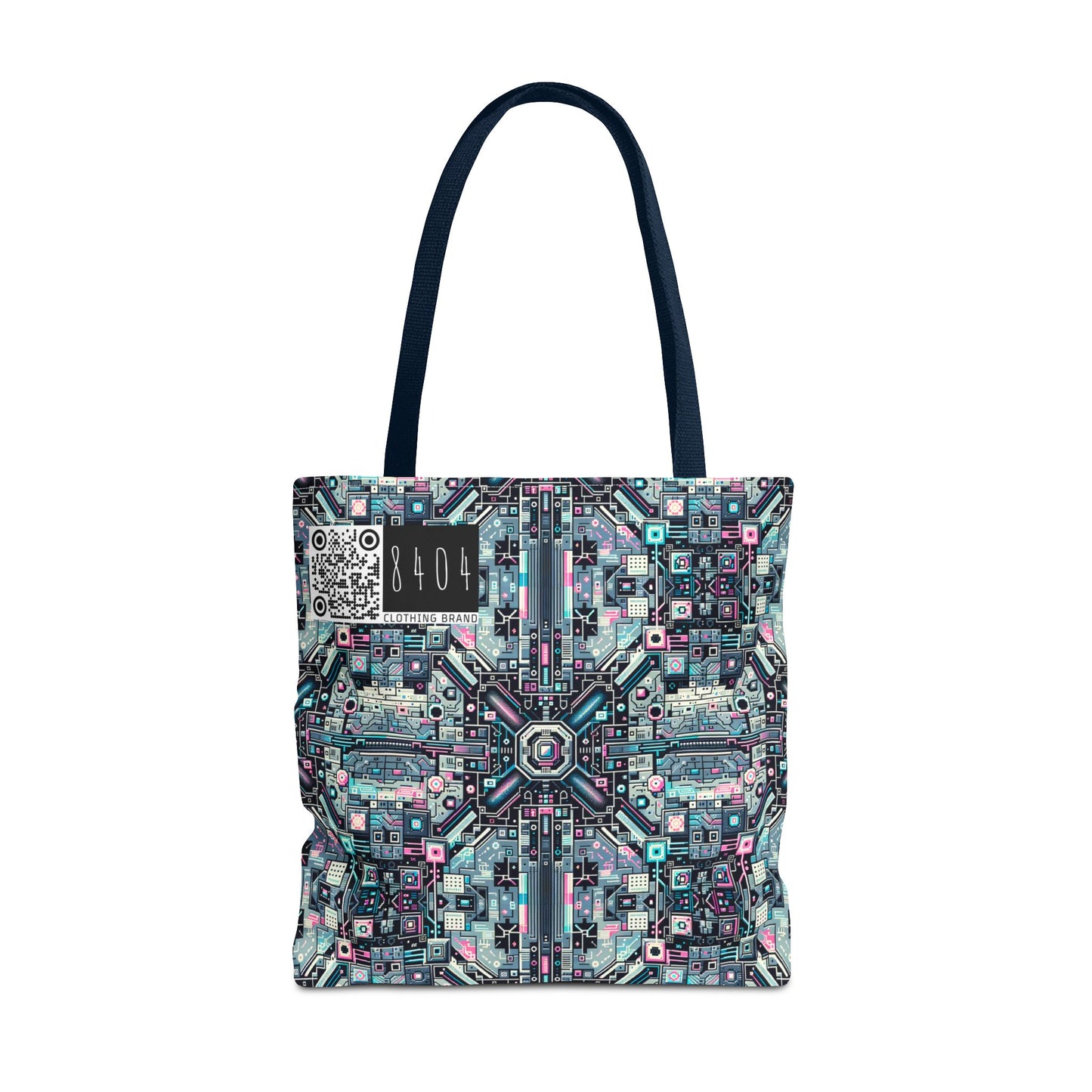 Digital Renaissance Tech-Forward Maximalism Tote Bag - 8404 Design-44