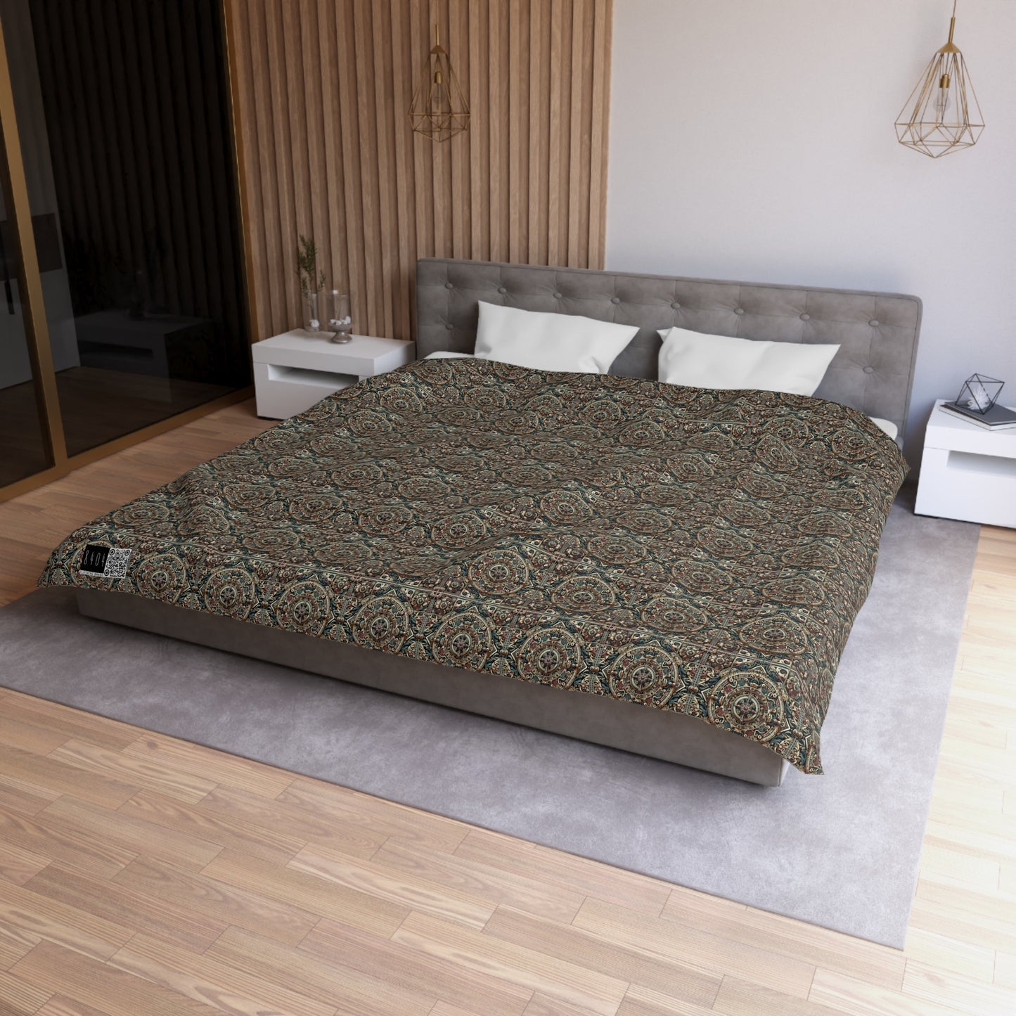 Urban Renaissance Historical Fusion With Street Edge Microfiber Duvet Cover - 8404 Design-57