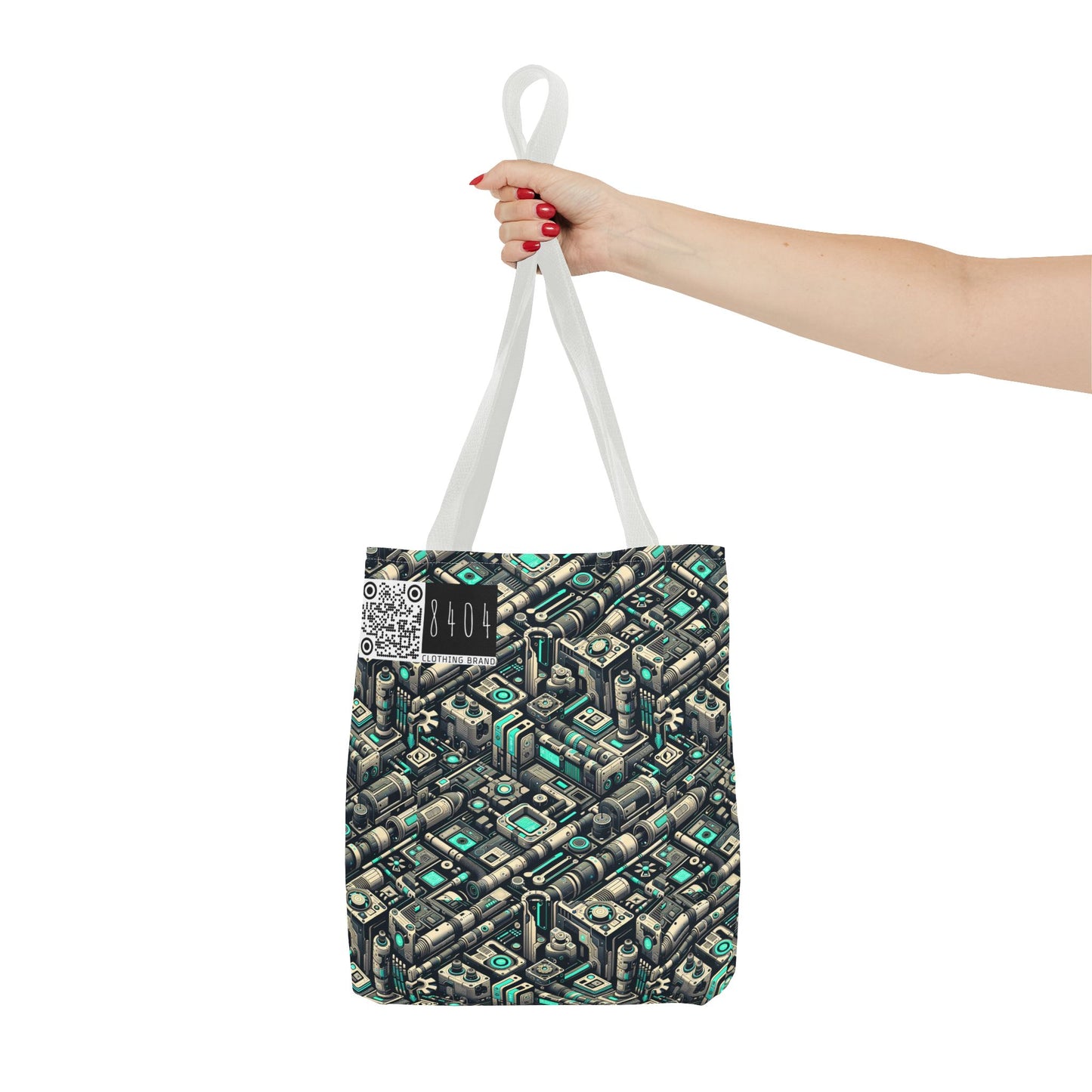 Tech Utility Fusion Modern Tech Streetwear Tote Bag - 8404 Design-49