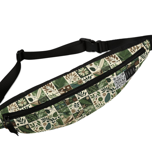 Streetwear Sustainability Environmentally Conscious Streetwear with a Natural Aesthetic Fanny Pack - 8404 Design-57