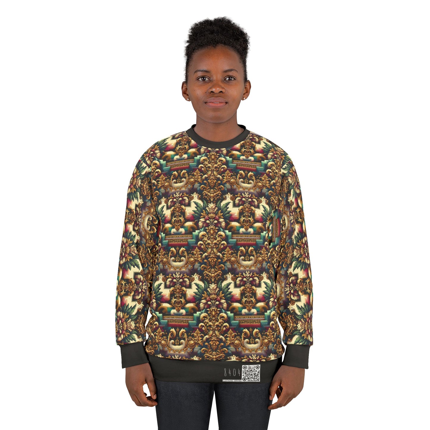 Digital Renaissance Modern Baroque Fusion Sweatshirt - 8404 Design-60