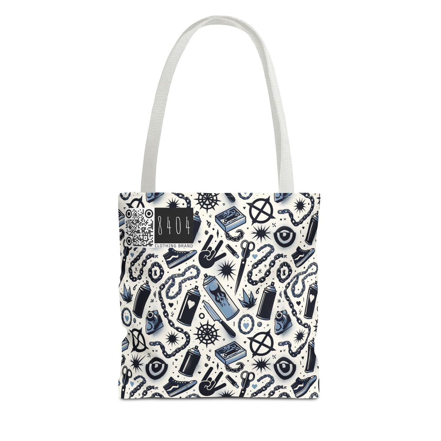 Cultural Rebellion Graphics Edgy and Rebellious With a Hint of Nostalgia Tote Bag - 8404 Design-57