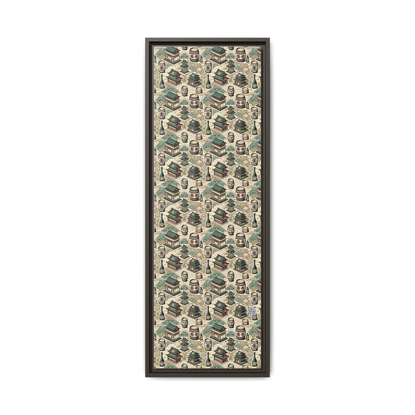 Cultural Artisanal Fusion Contemporary Cultural Elegance Matte Canvas, Framed (multi-Color) - 8404 Design-68 B