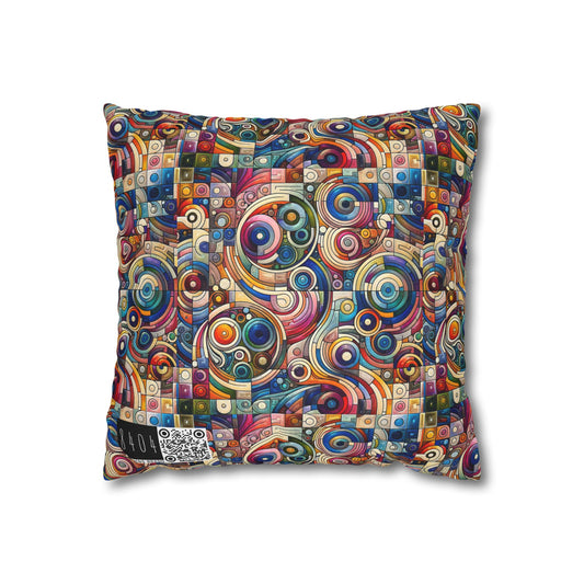 Digital Artistic Expression Artistic Streetwear Spun Polyester Square Pillowcase - 8404 Design-49
