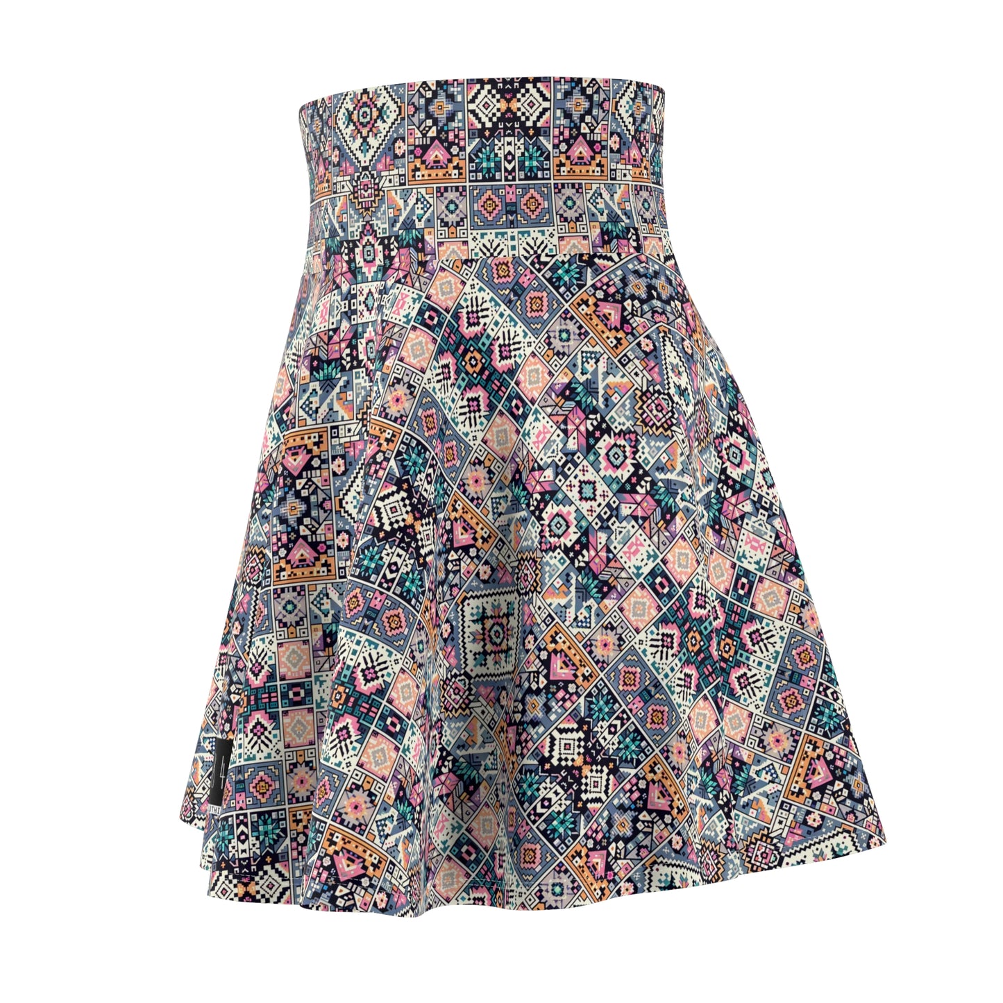 Digital Artisanal Fusion Digital Artisanal Women's Skater Skirt - 8404 Design-65