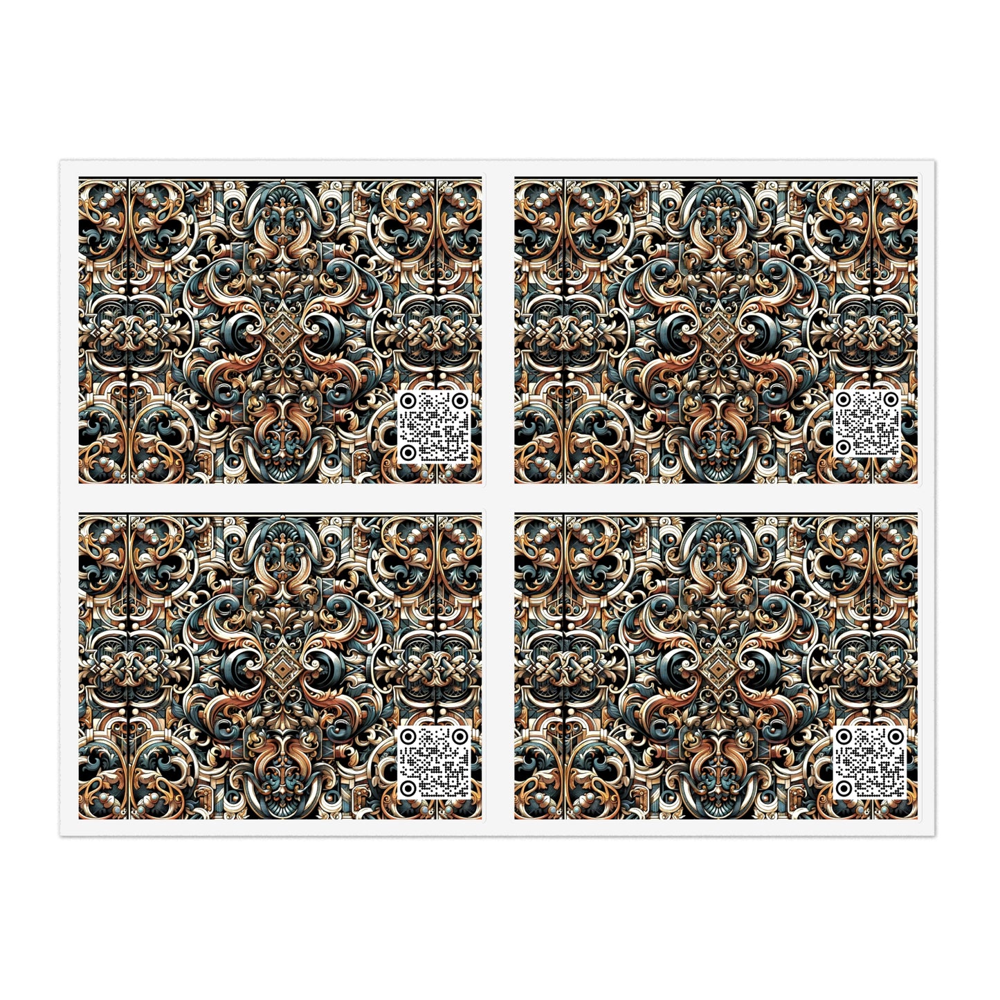Urban Renaissance Historical Fusion With Street Edge Sticker Sheets - 8404 Design-59