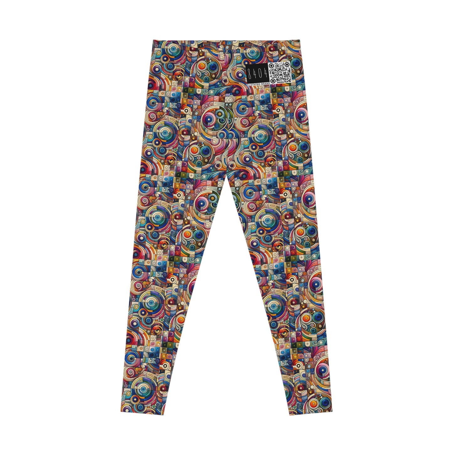Digital Artistic Expression Artistic Streetwear Stretch Leggings - 8404 Design-49