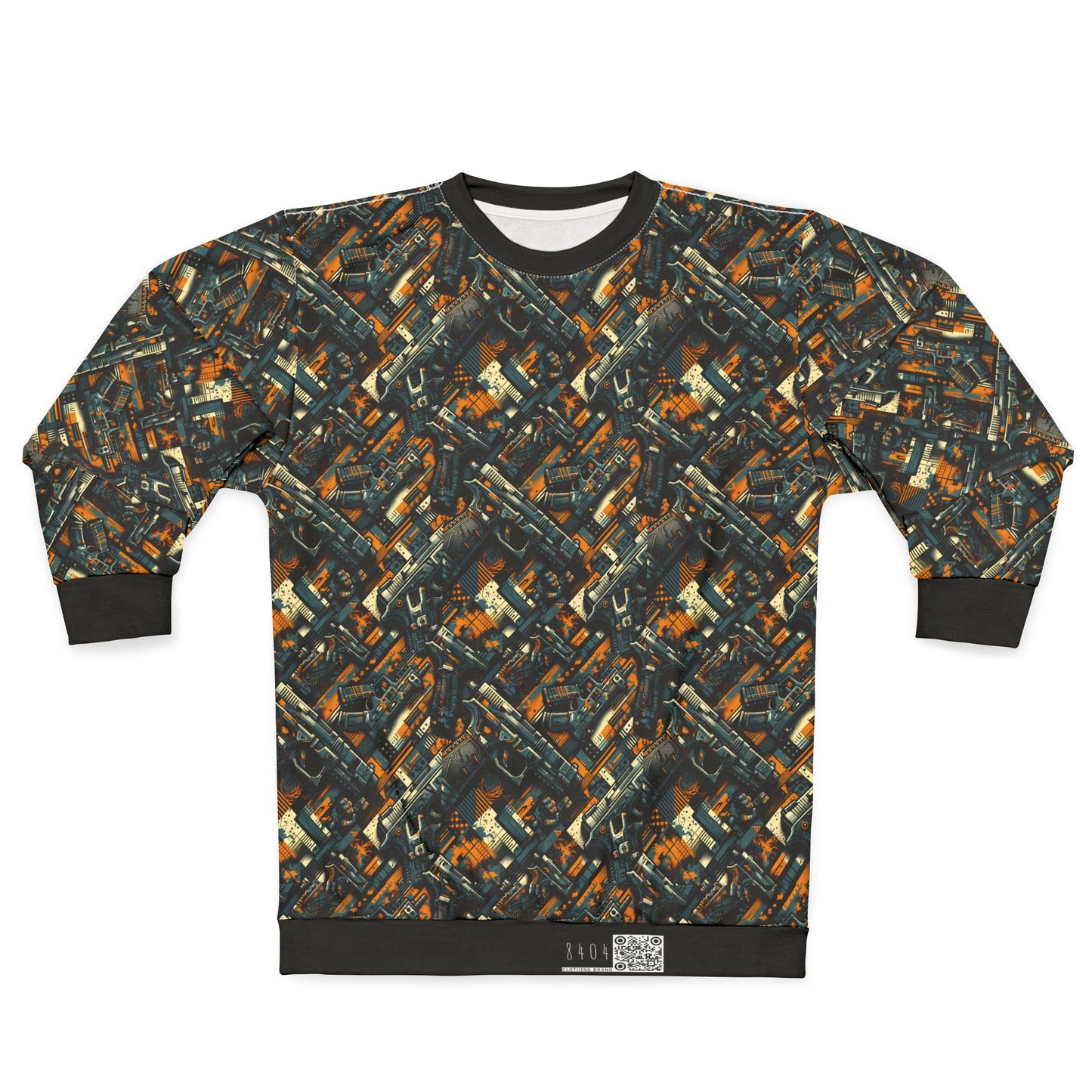 Digital Punk Futuristic Grunge Sweatshirt - 8404 Design-47