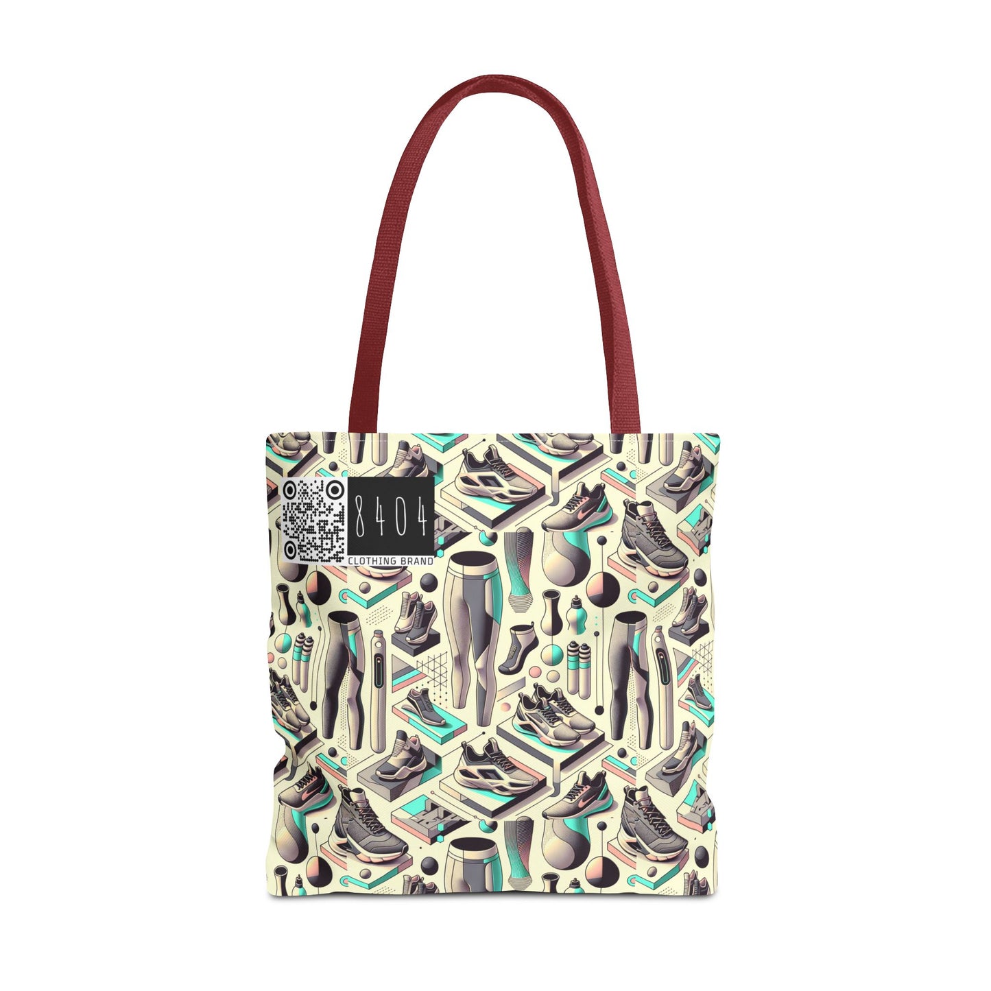 Tech-Infused Athleisure Futuristic Athletic Tech Tote Bag - 8404 Design-44