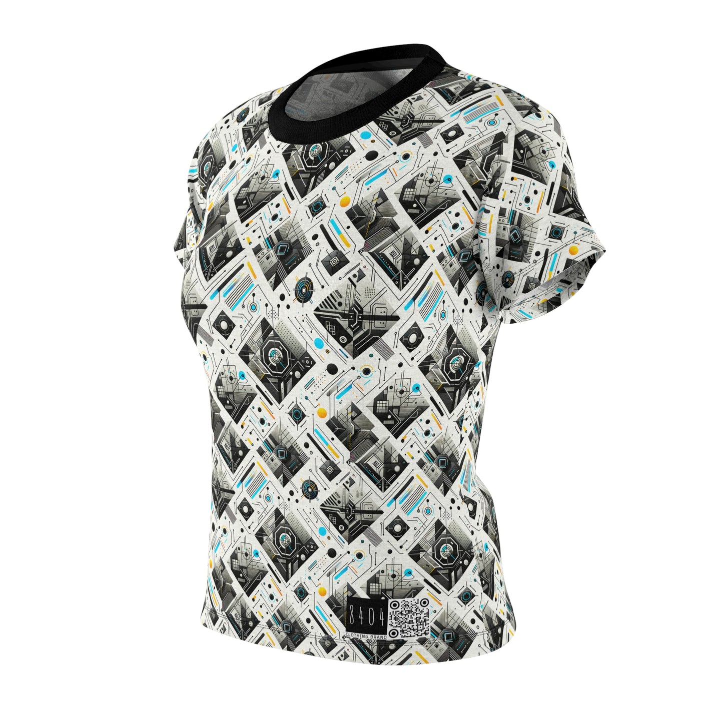 Tech Minimalism Minimalist Tech Women's Cut & Sew Tee - 8404 Design-47