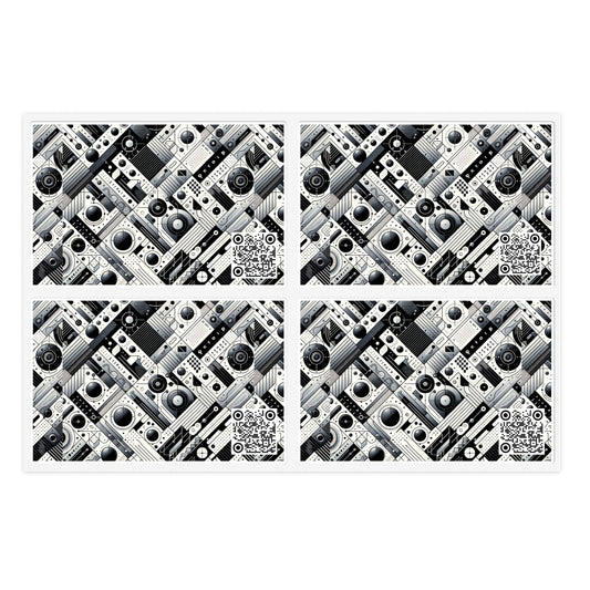 Digital Minimalism Minimalist Tech Sticker Sheets - 8404 Design-67
