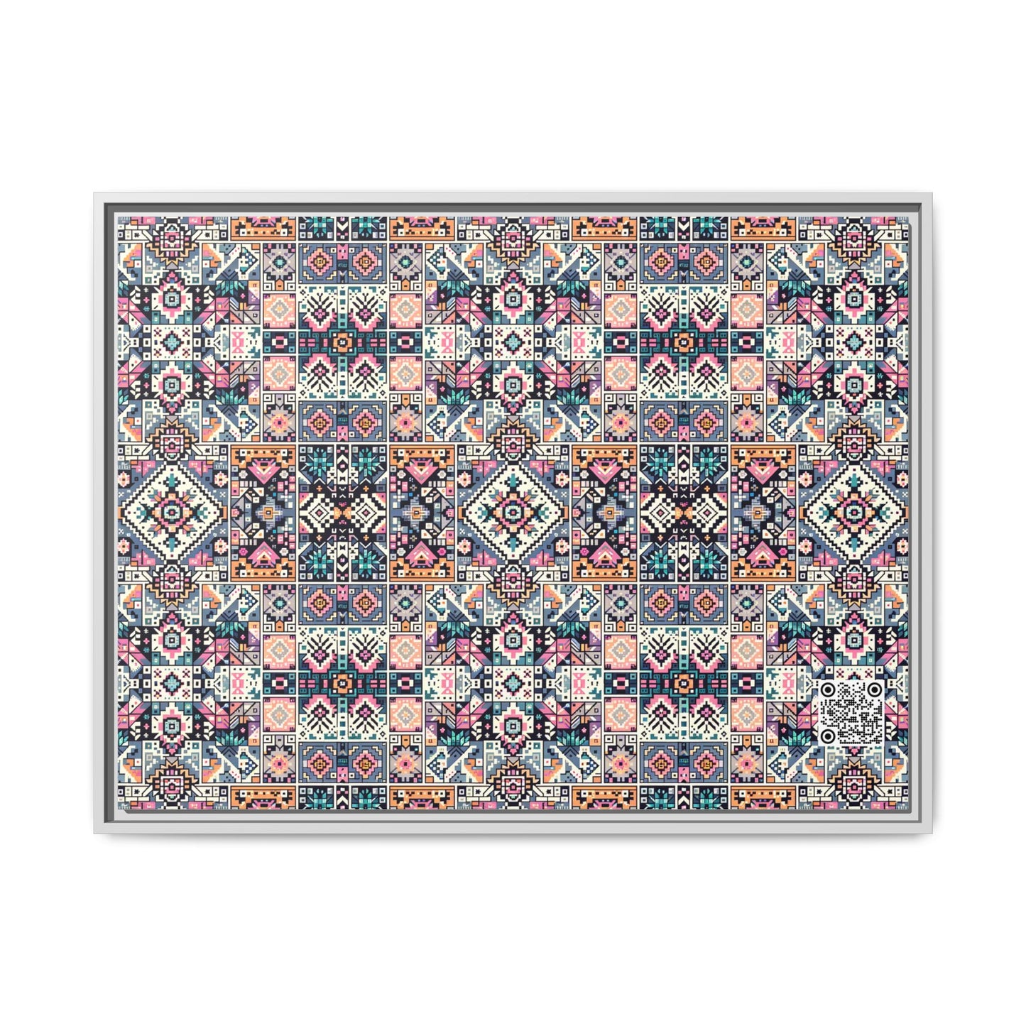 Matte Canvas, Framed (multi-Color) - 8404 Design-01