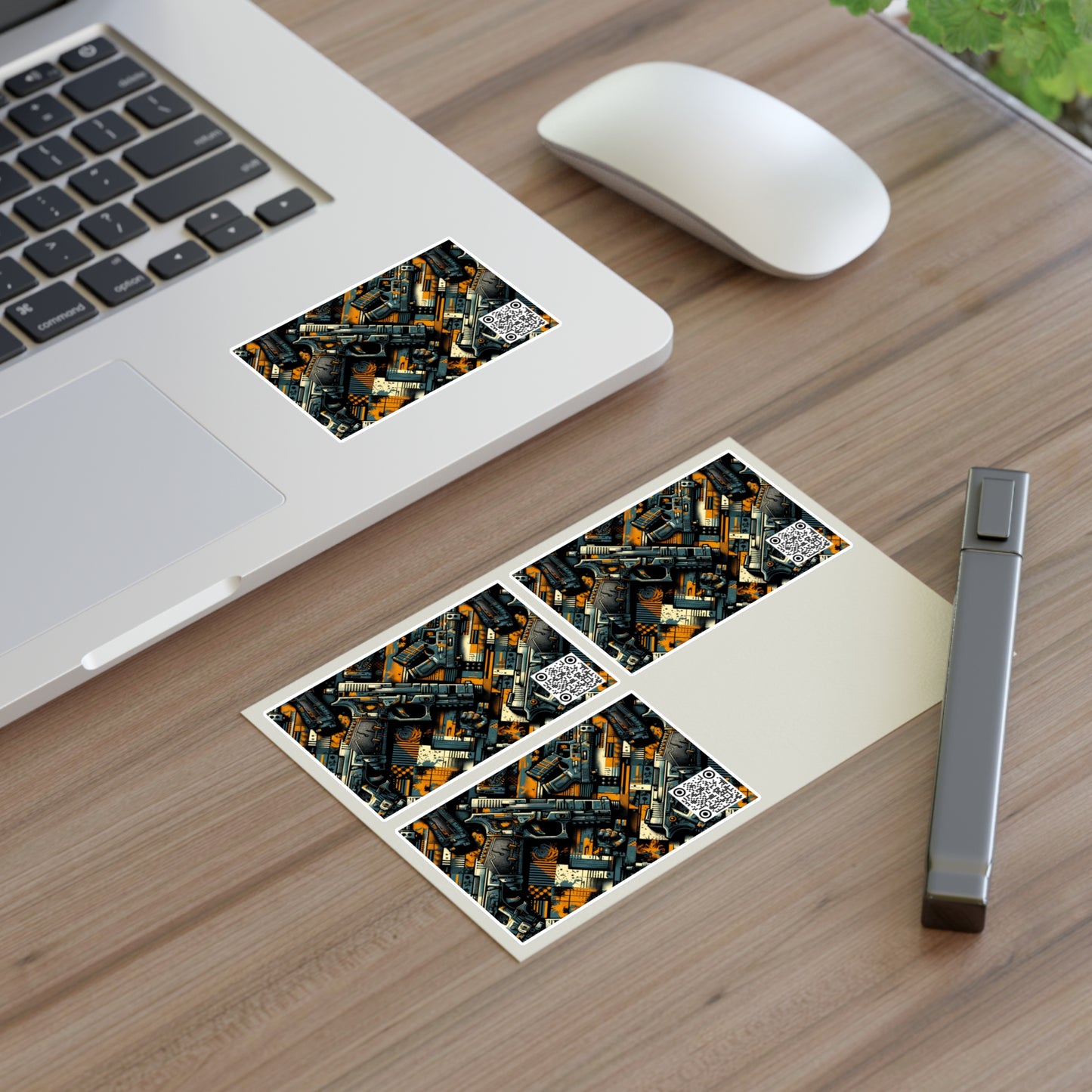 Digital Punk Futuristic Grunge Sticker Sheets - 8404 Design-47