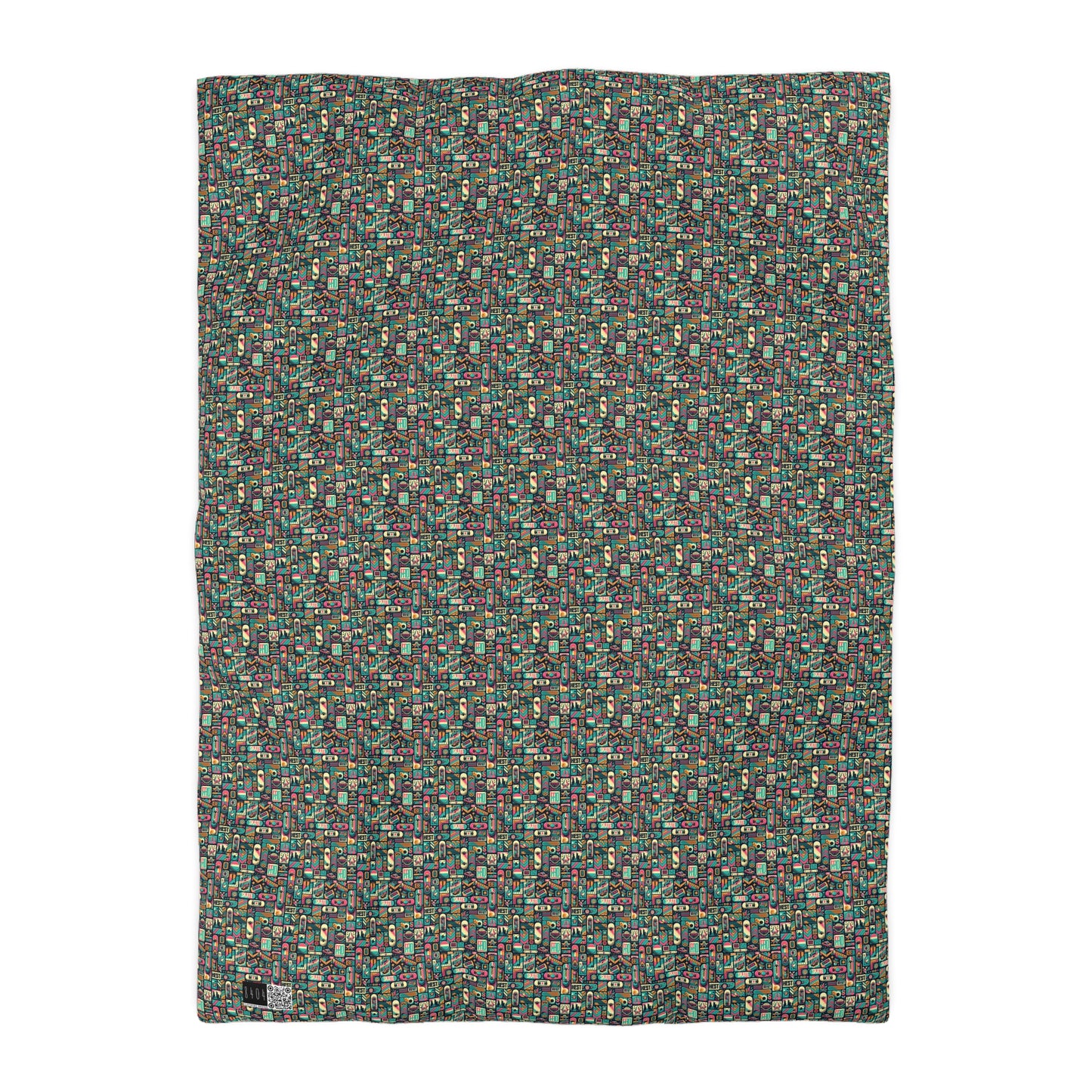 Skate Culture Revival Urban Retro Cool Microfiber Duvet Cover - 8404 Design-61