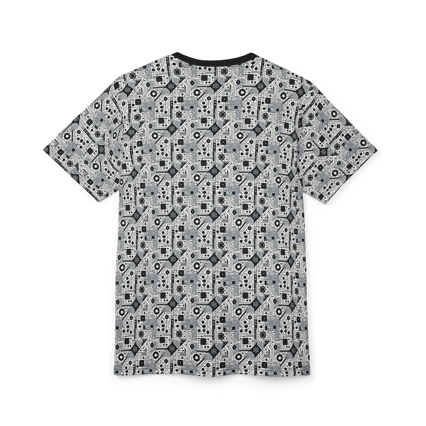 Digital Minimalism Minimalist Tech Unisex Cut & Sew Tee - 8404 Design-48