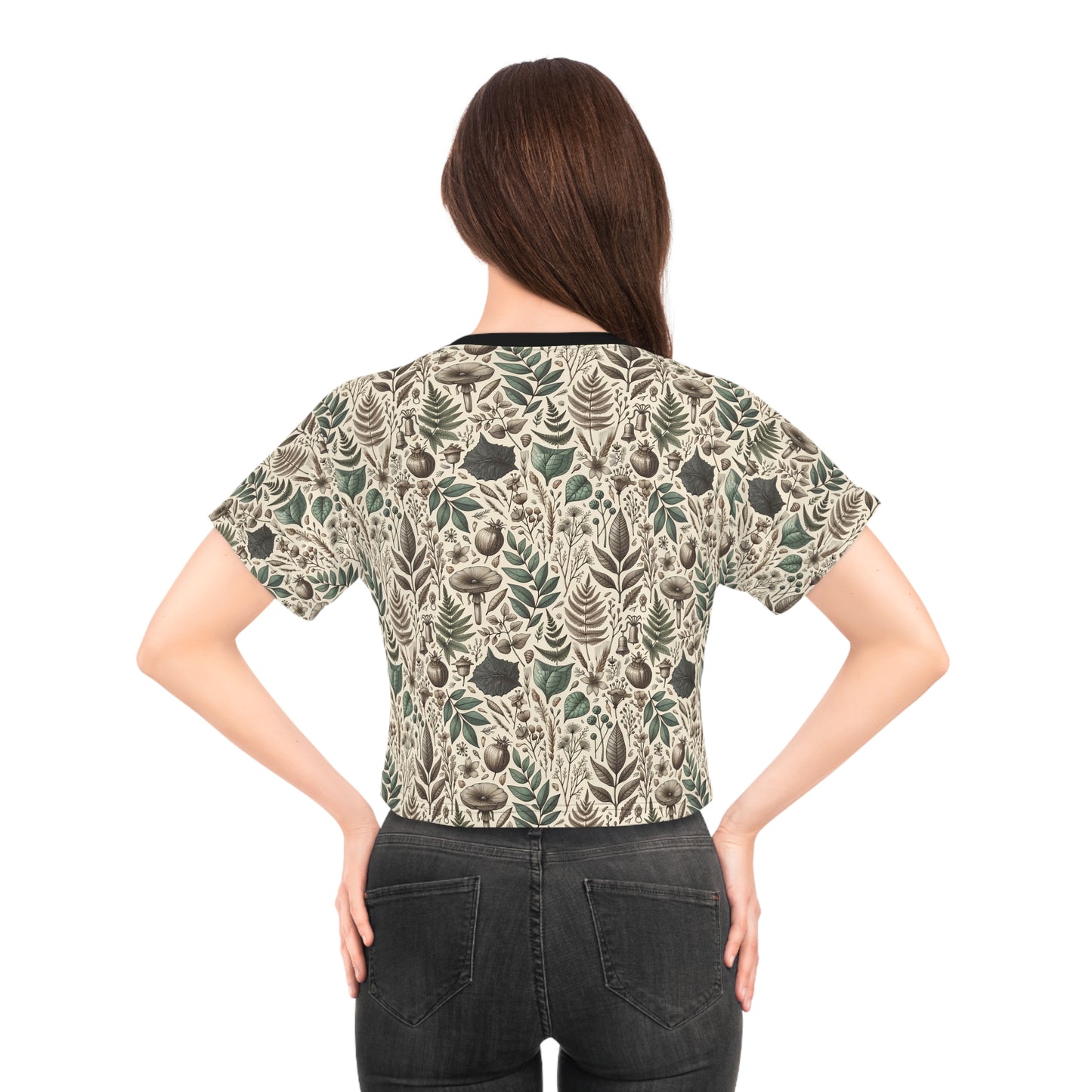 Sustainable Streetwear Modern Eco-Conscious Crop Tee - 8404 Design-57